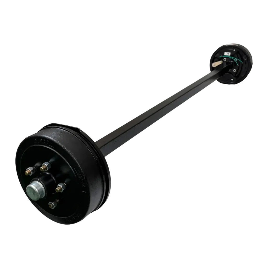 how to build an axle for a trailer